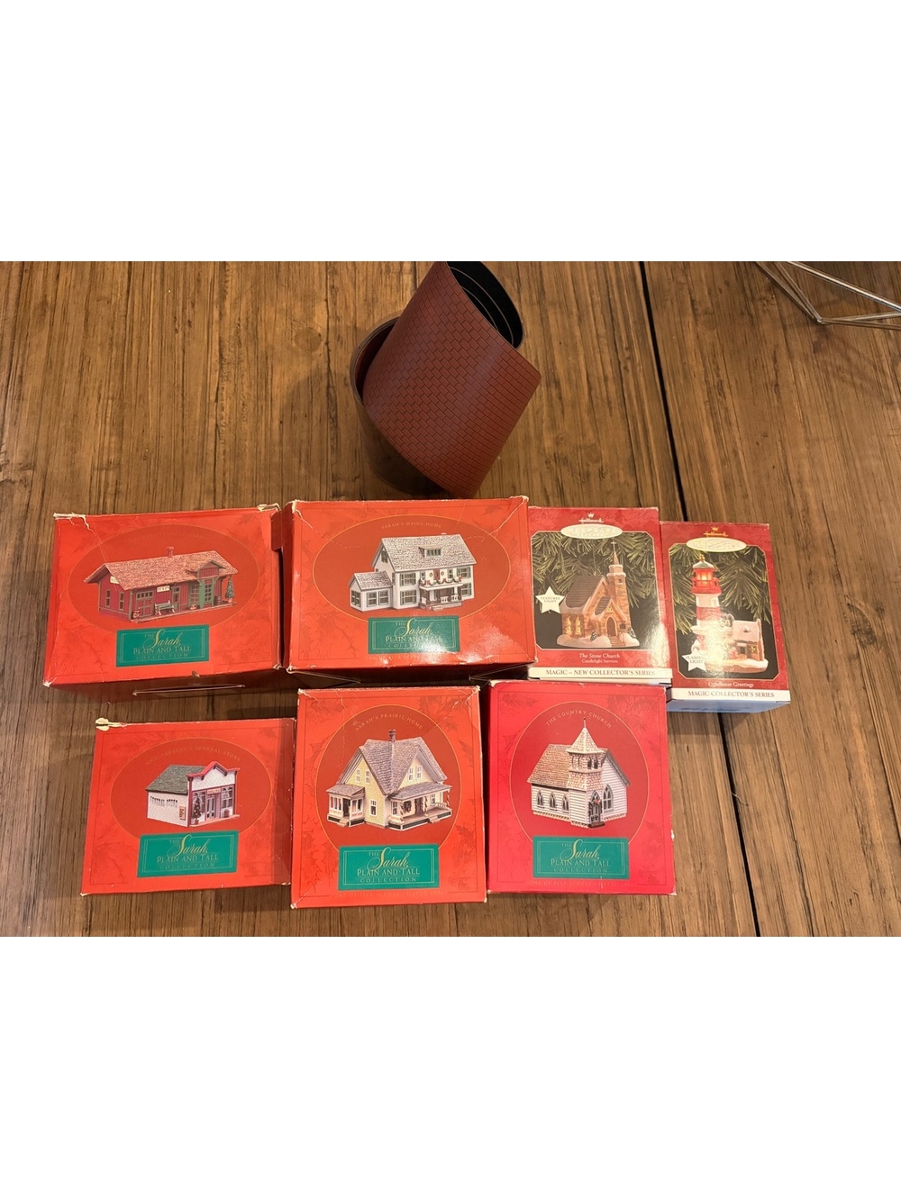 Sarah Plain and Tall Collection & Hallmark Magic Collector's Series Miniature Or